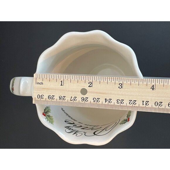 Holiday Porcelain Cardinal Coffee Mug Cracker Barrel Season of Peace - Picture 9 of 9